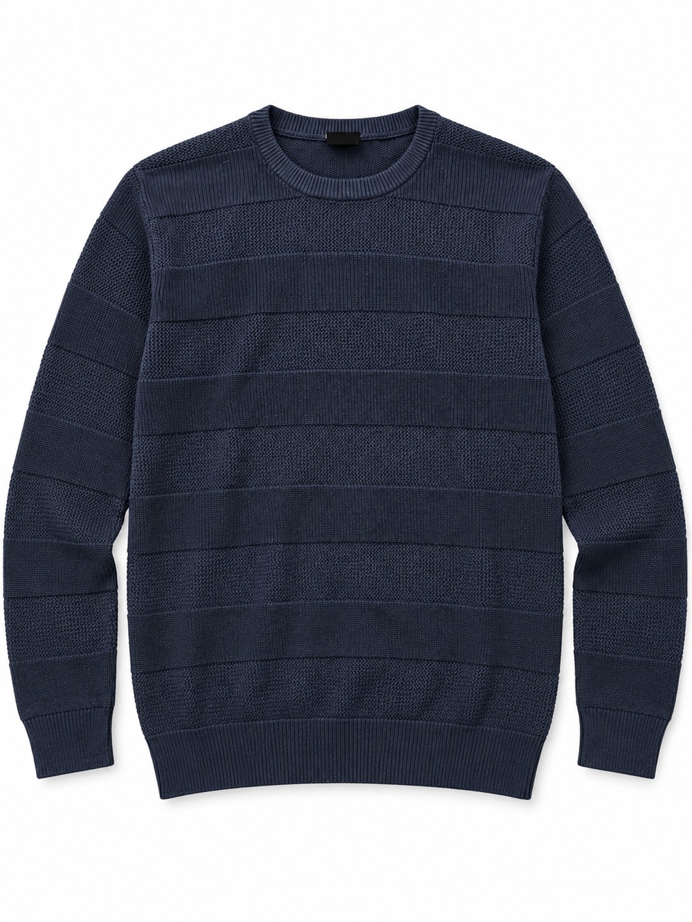 LIVERGY Men's Cotton Crewneck Sweater XL Blue